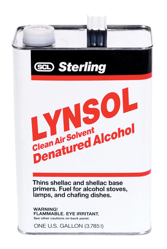 Sterling Lynsol Denatured Alcohol Clean Air Solvent 1 gal