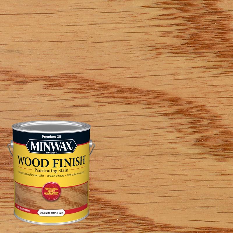 Minwax Wood Finish Semi-Transparent Colonial Maple Oil-Based Penetrating Wood Stain 1 gal