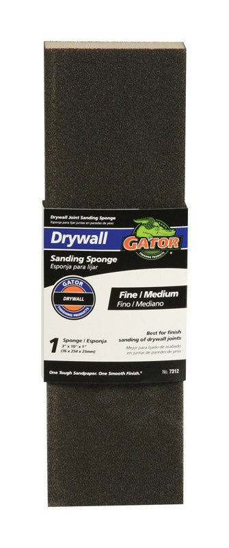 Gator 10 in. L X 3 in. W X 1 in. 80/120 Grit Assorted Sanding Sponge