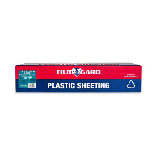 Film-Gard 12 ft. W X 200 ft. L X 2 mil Professional Grade Polyethylene Sheeting 1 pk
