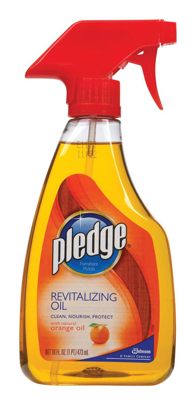 Pledge Revitalizing Oil Orange Scent Furniture Polish 16 oz Spray