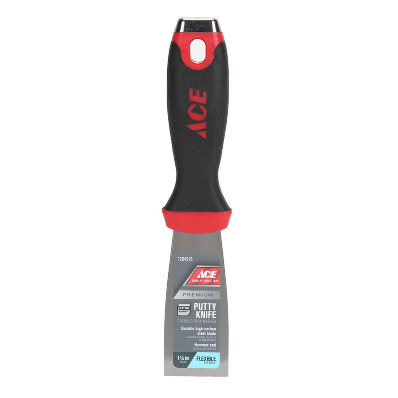 Ace 1.5 in. W High-Carbon Steel Flexible Putty Knife