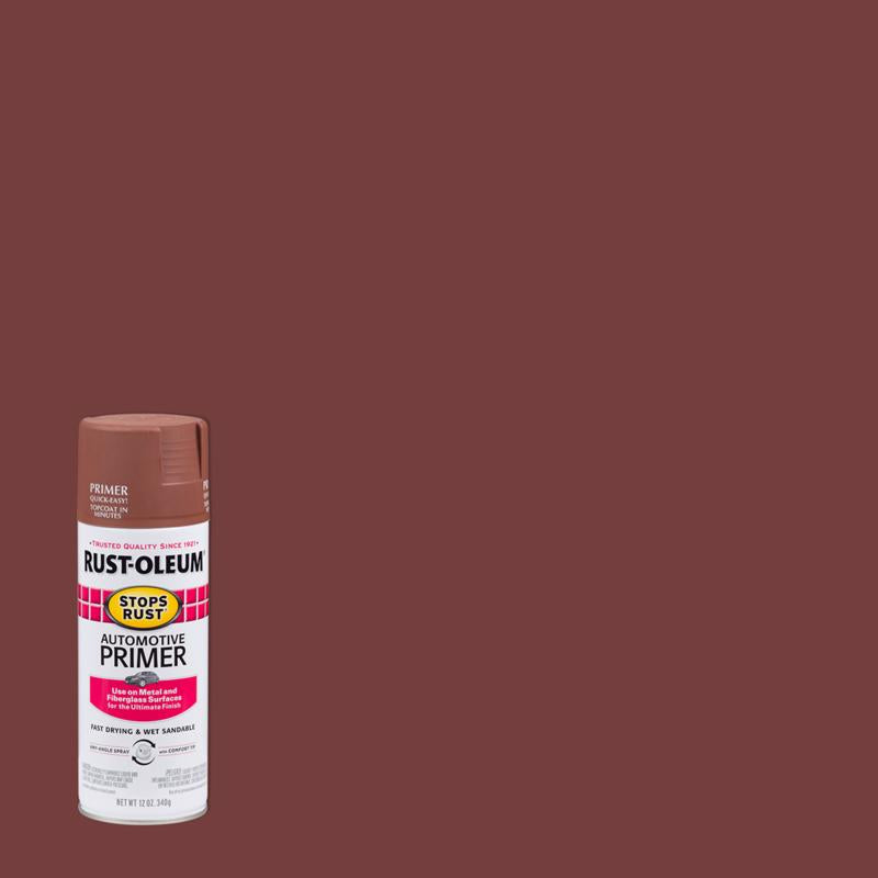 Rust-Oleum Stops Rust Red Flat Oil-Based Alkyd Automotive Spray Primer 12 oz