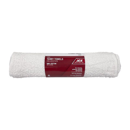 ACE Cotton Terry Cleaning Cloth 14 in. W X 17 in. L 6 pk