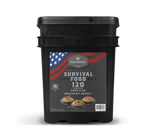 120 Serving Breakfast Only Grab and Go Bucket