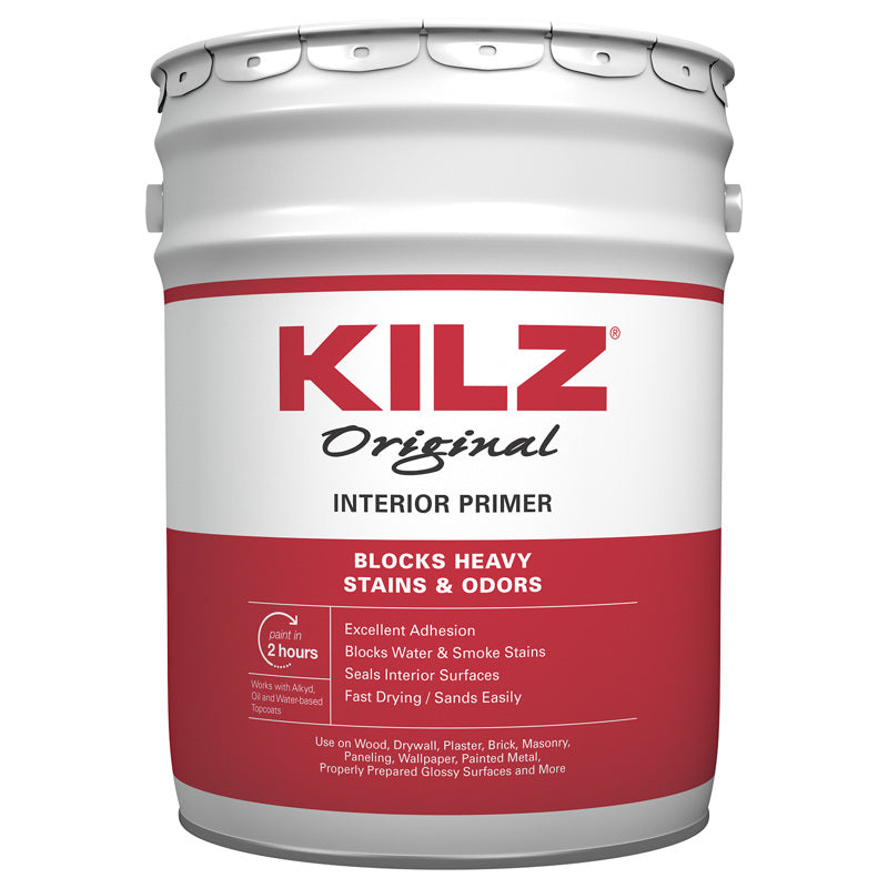 KILZ Original White Flat Oil-Based Alkyd Oil Primer 5 gal