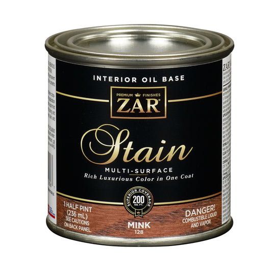 ZAR Semi-Transparent Mink Oil-Based Polyurethane Wood Stain 1/2 pt
