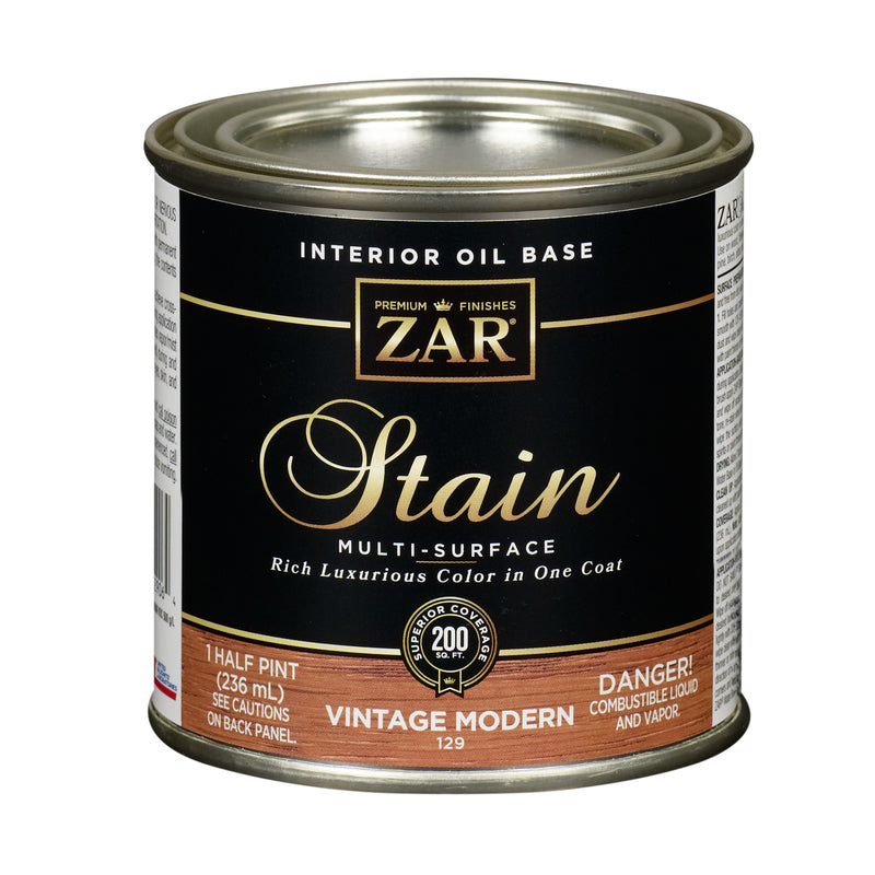 ZAR Semi-Transparent Vintage Modern Oil-Based Polyurethane Wood Stain 1/2 pt