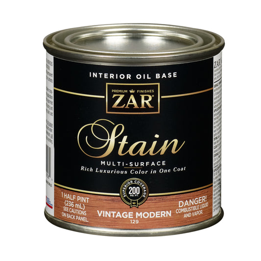 ZAR Semi-Transparent Vintage Modern Oil-Based Polyurethane Wood Stain 1/2 pt