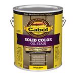 Cabot Solid Color Oil Solid Tintable White Base White Base Alkyd Deck Stain 1 gal