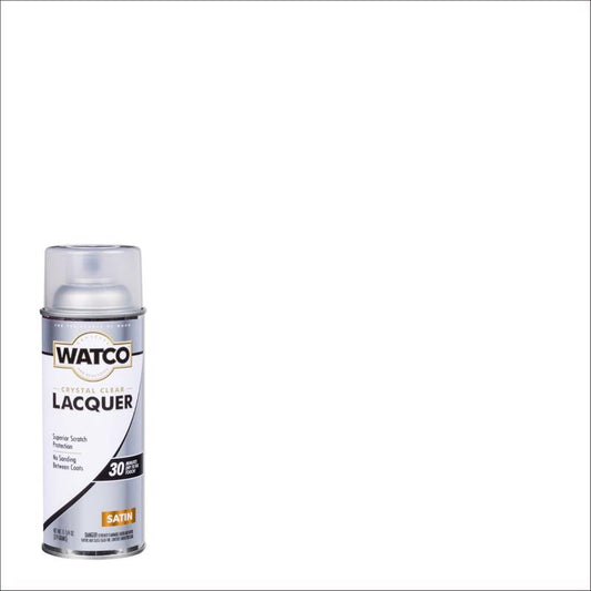 WATCO Satin Clear Oil-Based Alkyd Wood Finish Lacquer Spray 11.25 oz