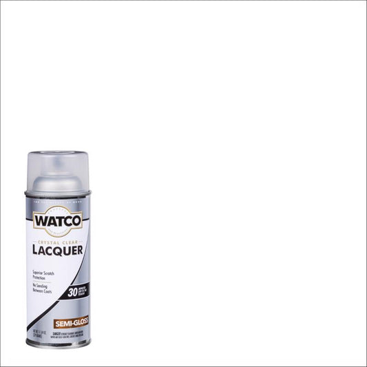 WATCO Semi-Gloss Clear Oil-Based Alkyd Wood Finish Lacquer Spray 11.25 oz