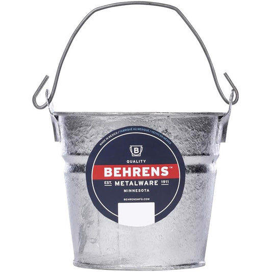 Behrens 2 qt Galvanized Pail Silver