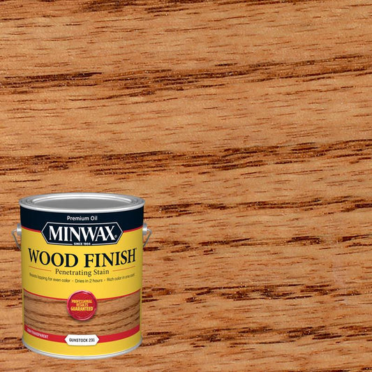 Minwax Wood Finish Semi-Transparent Gunstock Oil-Based Penetrating Stain 1 gal