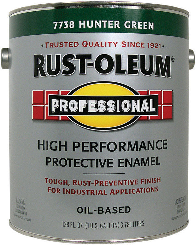 Rust-Oleum Professional Indoor and Outdoor Gloss Hunter Green Protective Paint 1 gal
