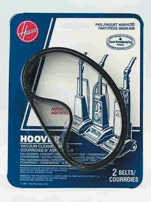 Hoover Vacuum Belt For Fits Hoover Convertible Decade 30 2 pk