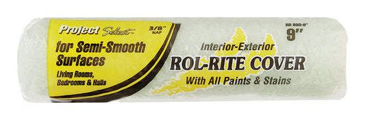 Project Select Rol-Rite Polyester 9 in. W X 3/8 in. Regular Paint Roller Cover 1 pk