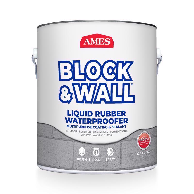 AMES Block & Wall White Liquid Rubber Waterproof and Sealer