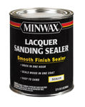 Minwax Smooth Clear Oil-Based Lacquer Sanding Sealer 1 qt