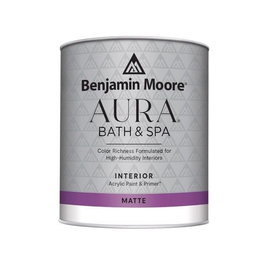 Benjamin Moore Aura Bath & Spa Matte Base 3 Paint Interior 1 qt