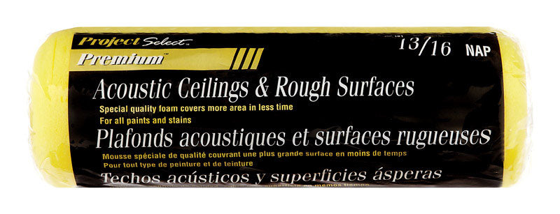 Linzer Premium Foam 9 in. W X 13/16 in. Regular Paint Roller Cover 1 pk