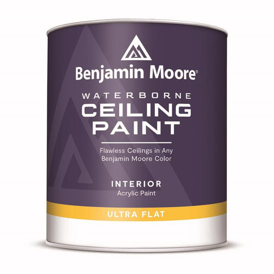 Benjamin Moore Waterborne Ceiling Paint Flat White Ceiling Paint Interior 1 qt