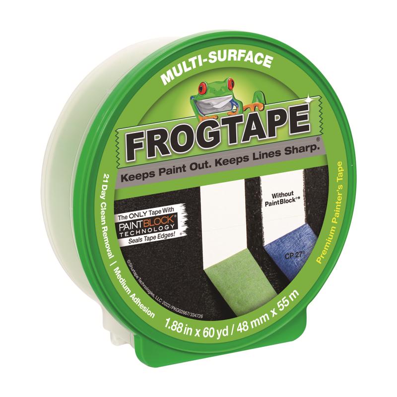 FrogTape 1.88 in. W X 60 yd L Green Medium Strength Painter's Tape 1 pk