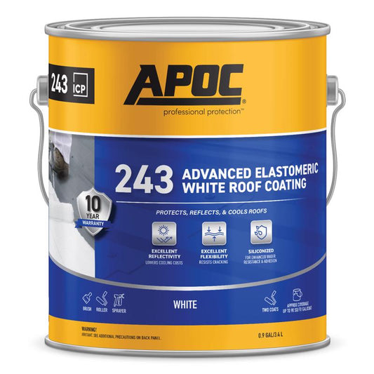 APOC Gloss White Acrylic Roof Coating 1 gal