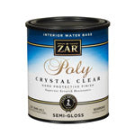 ZAR Semi-Gloss Clear Water-Based Polyurethane 1 qt