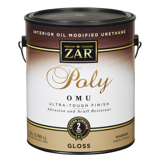 ZAR Ultra Max Gloss Clear Water-Based Polyurethane 1 gal