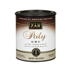 ZAR Ultra Max Semi-Gloss Clear Water-Based Polyurethane 1 qt