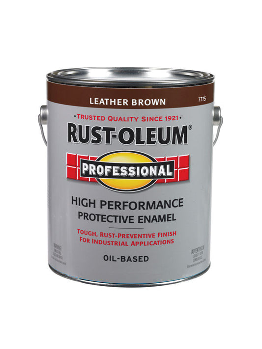 Rust-Oleum Professional Indoor and Outdoor Gloss Leather Brown Protective Paint 1 gal