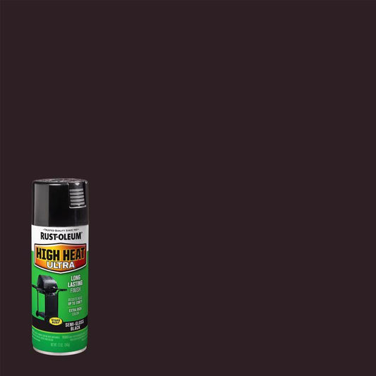 Rust-Oleum Specialty Semi-Gloss Black Ultra High Heat Spray 12 oz