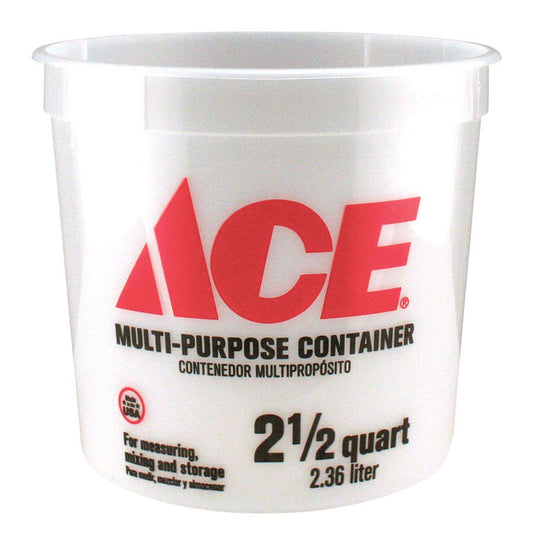 Ace Clear 2.5 qt Bucket