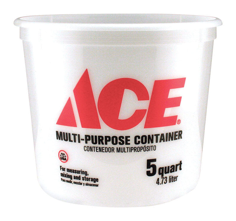 Ace Clear 5 qt Bucket