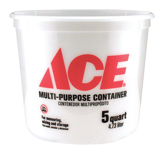 Ace Clear 5 qt Bucket