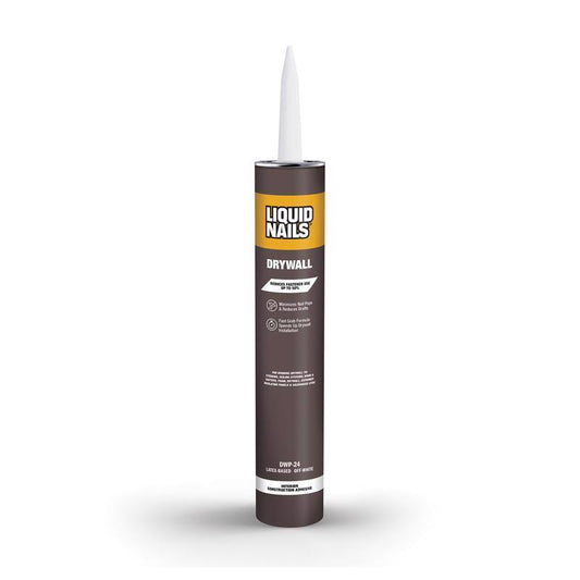 Liquid Nails DWP-24 Drywall Acrylic Latex Construction Adhesive 28 oz