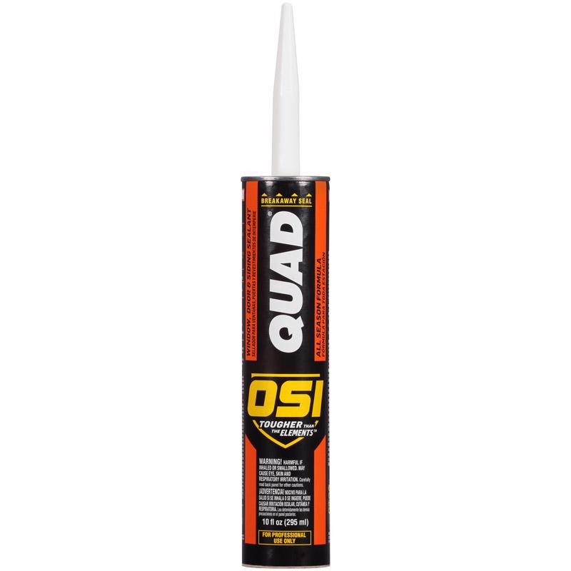 OSI QUAD Matte Clear Elastomeric Sealant 10 oz