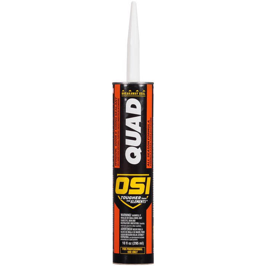 OSI QUAD Matte Clear Elastomeric Sealant 10 oz