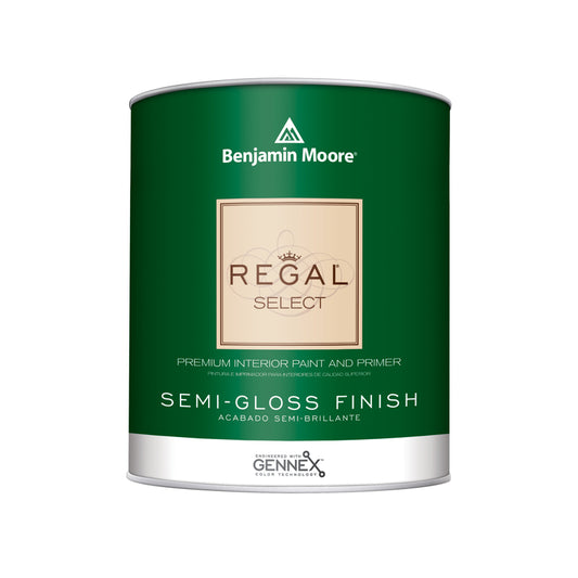 Benjamin Moore Regal Select Semi-Gloss Base 4 Paint and Primer Interior 1 qt