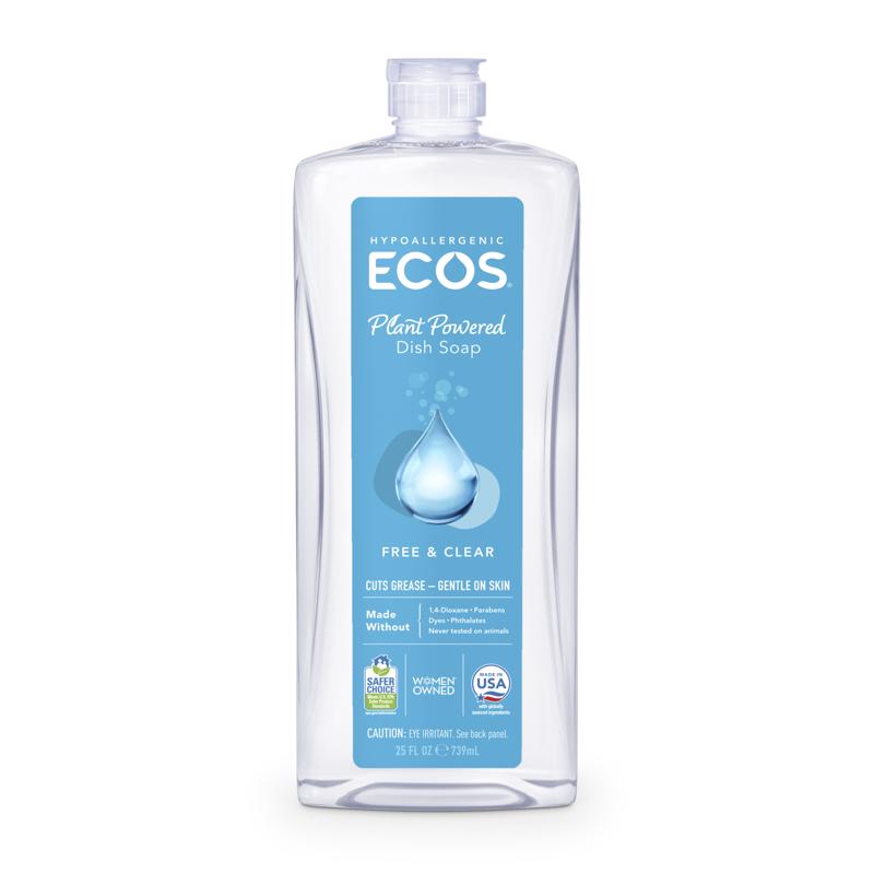 ECOS PRO Free & Clear Scent Liquid Dish Soap 25 oz 1 pk