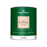 Benjamin Moore Regal Select Semi-Gloss White Paint and Primer Interior 1 qt