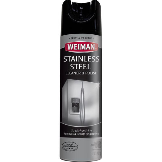 Weiman Floral Scent Stainless Steel Cleaner & Polish 17 oz Spray