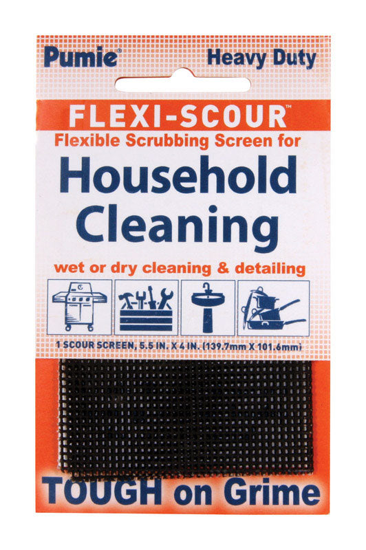 Pumie Flexi-Scour Heavy Duty Scrubbing Screen For Household 4 in. L 1 pk