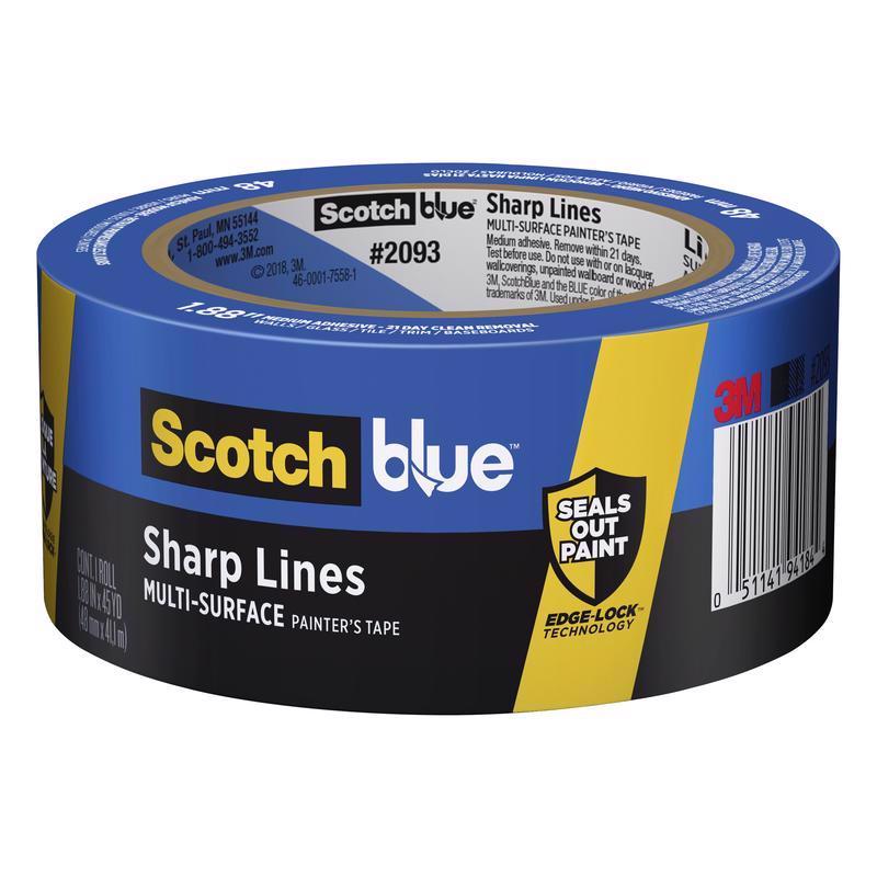 ScotchBlue PROSharp 1.88 in. W X 45 yd L Blue Medium Strength Painter's Tape 1 pk