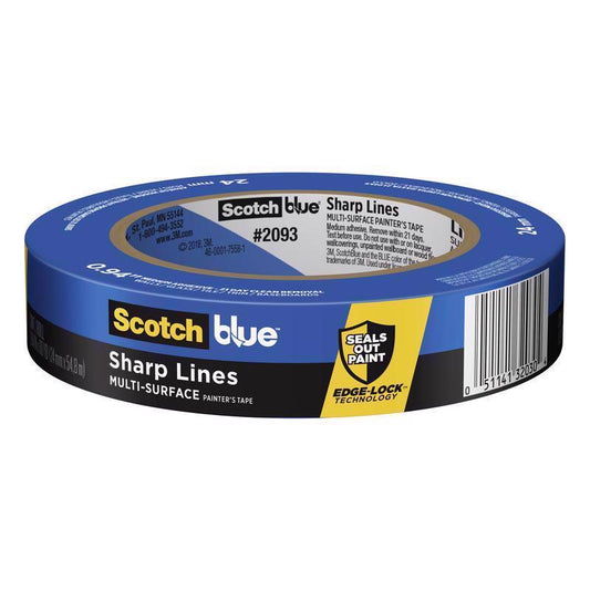 ScotchBlue PROSharp 0.94 in. W X 60 yd L Blue Medium Strength Painter's Tape 1 pk