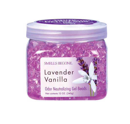 Smells Begone Lavender Vanilla Scent Odor Neutralizer 12 oz Gel Beads