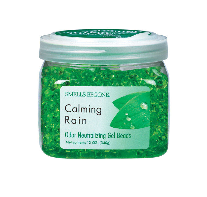 Smells Begone Calming Rain Scent Odor Neutralizer 12 oz Gel Beads