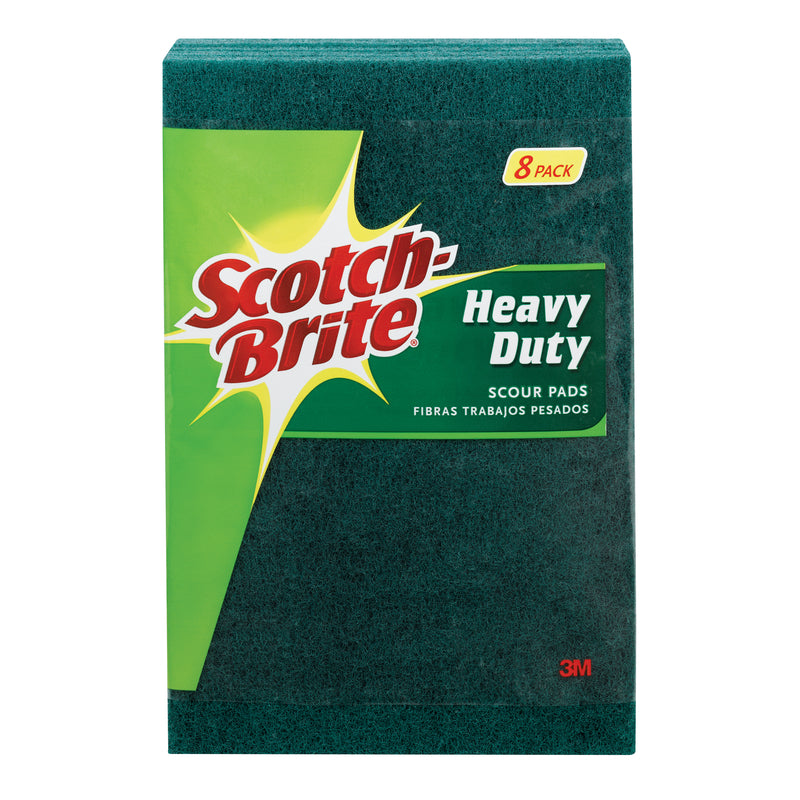 Scotch-Brite Heavy Duty Scouring Pad For Pots and Pans 6 in. L 8 pk