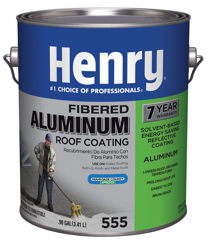 Henry Smooth Aluminum Fibered Aluminum Aluminum Roof Coating 0.9 gal